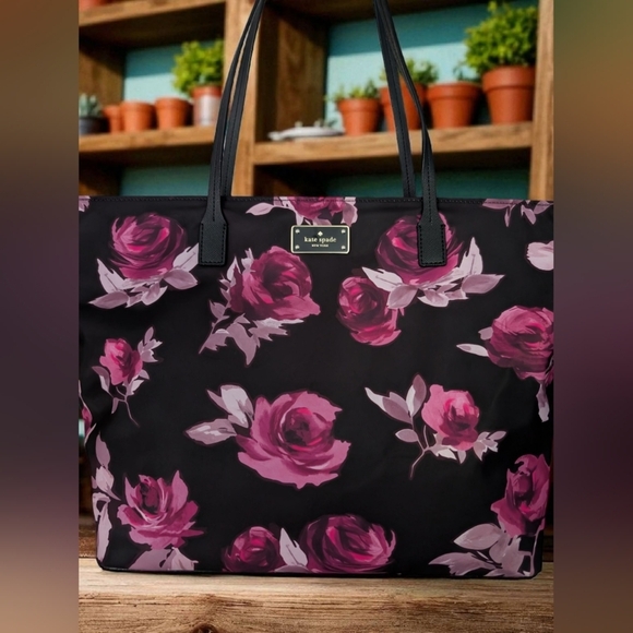 Kate Spade Margareta Blake Avenue Rose Symphony Tote Shoulder Bag (NWT) - Picture 7 of 14
